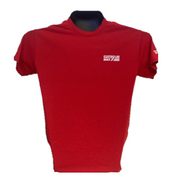 Porsche Rennsport Reunion Event Tee Red RACEWAY STORE