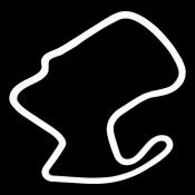 Track Outline Decal White