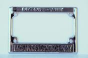 Motorcycle License Plate Frame-Chrome