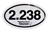 WeatherTech 2.238 Decal