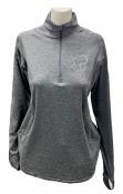 Ladies Track Outline Pullover-Charcoal