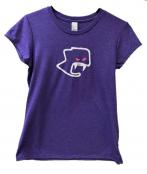 Girls Track Teeth Tee Purple Frost