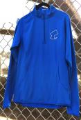 Ladies Track Outline Pullover Bue