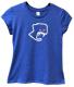 Girls Track Teeth Tee Royal Frost